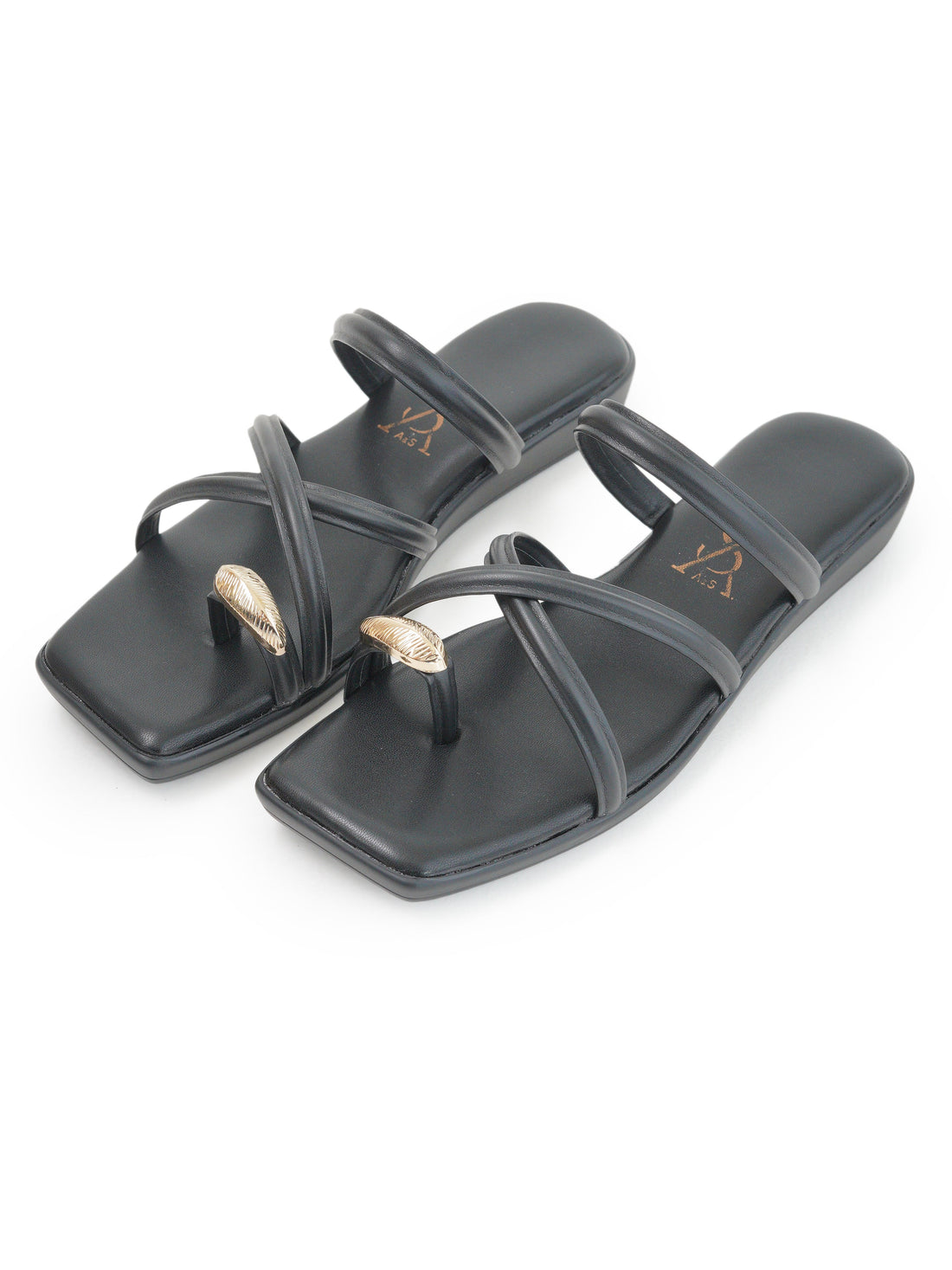 Golden Toe Detail Flats