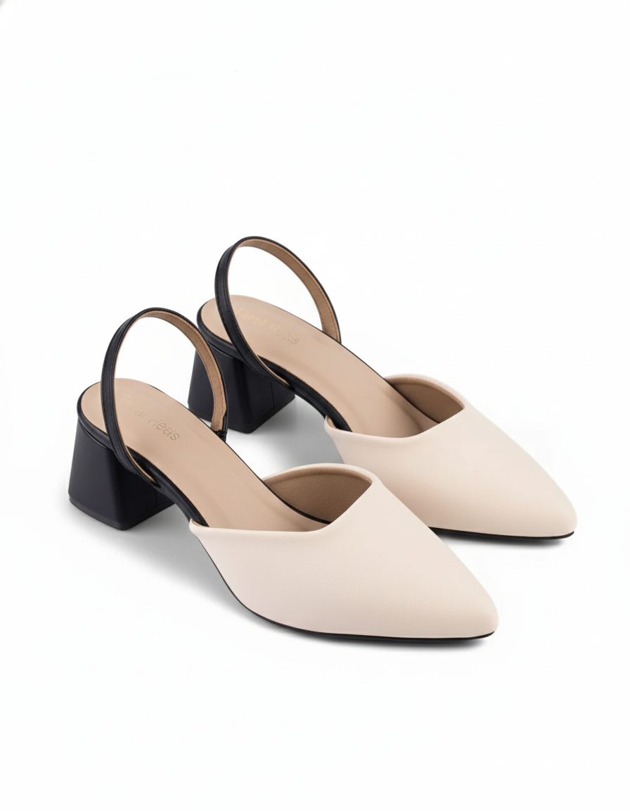 Apex Block Slingbacks