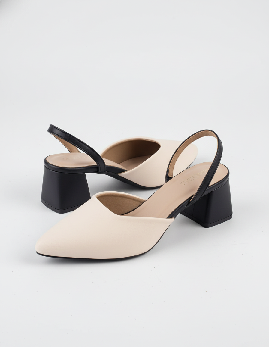 Apex Block Slingbacks